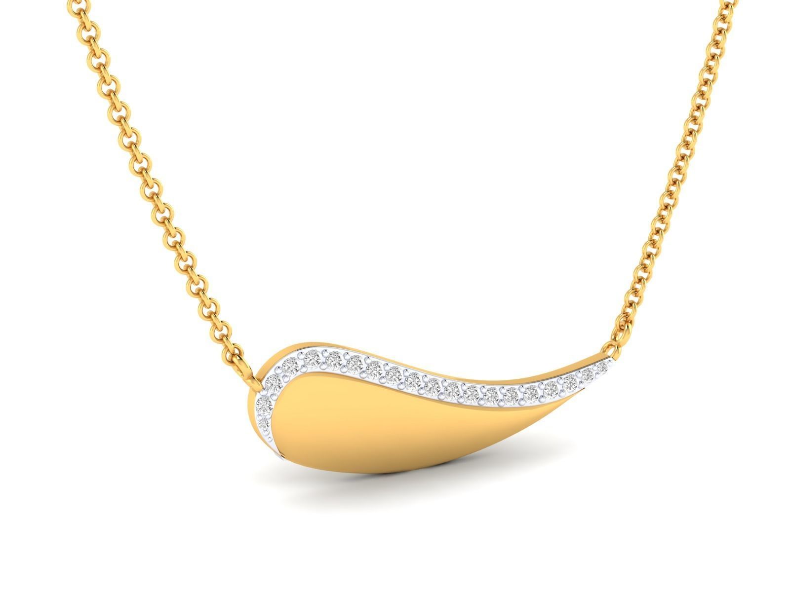 Women fancy pendant 3dm stl jcd render details  3D print model_13