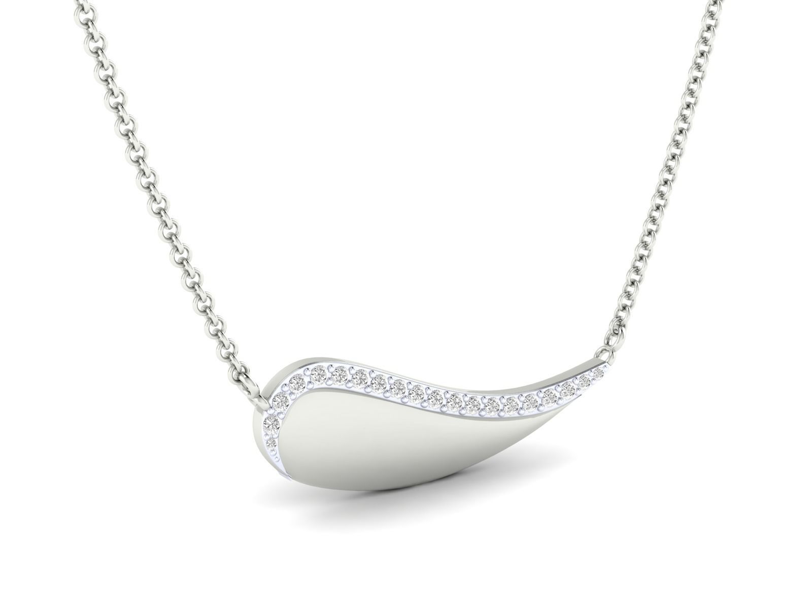 Women fancy pendant 3dm stl jcd render details  3D print model_29