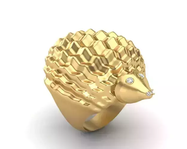 Hedgehog ring