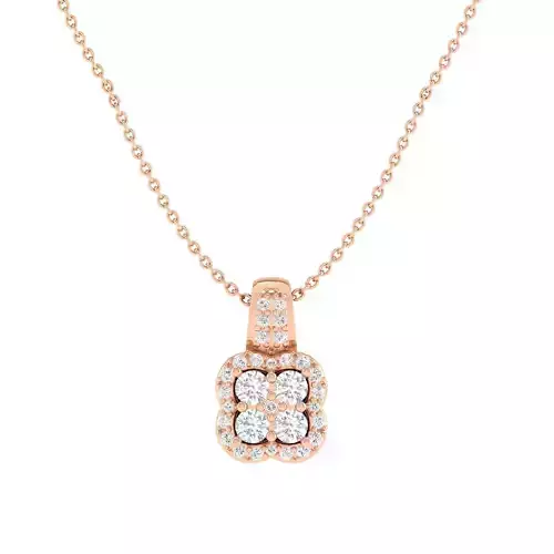 Women square pendant 3dm stl jcd render details 