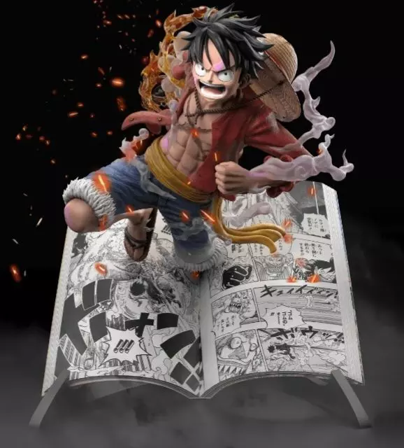 anime lufy 3D print model_0