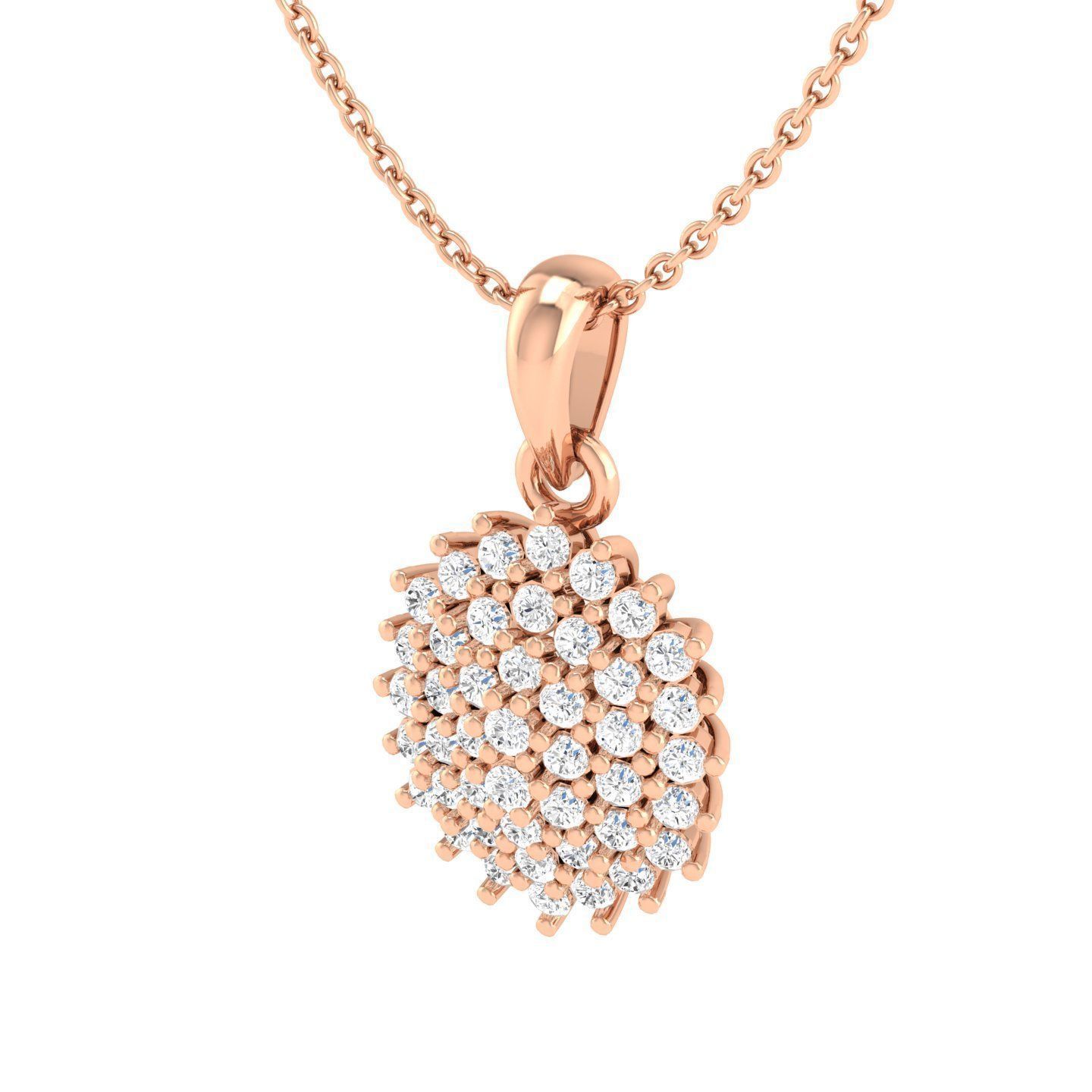 Women round fancy pendant 3dm stl jcd render details 3D print model_15