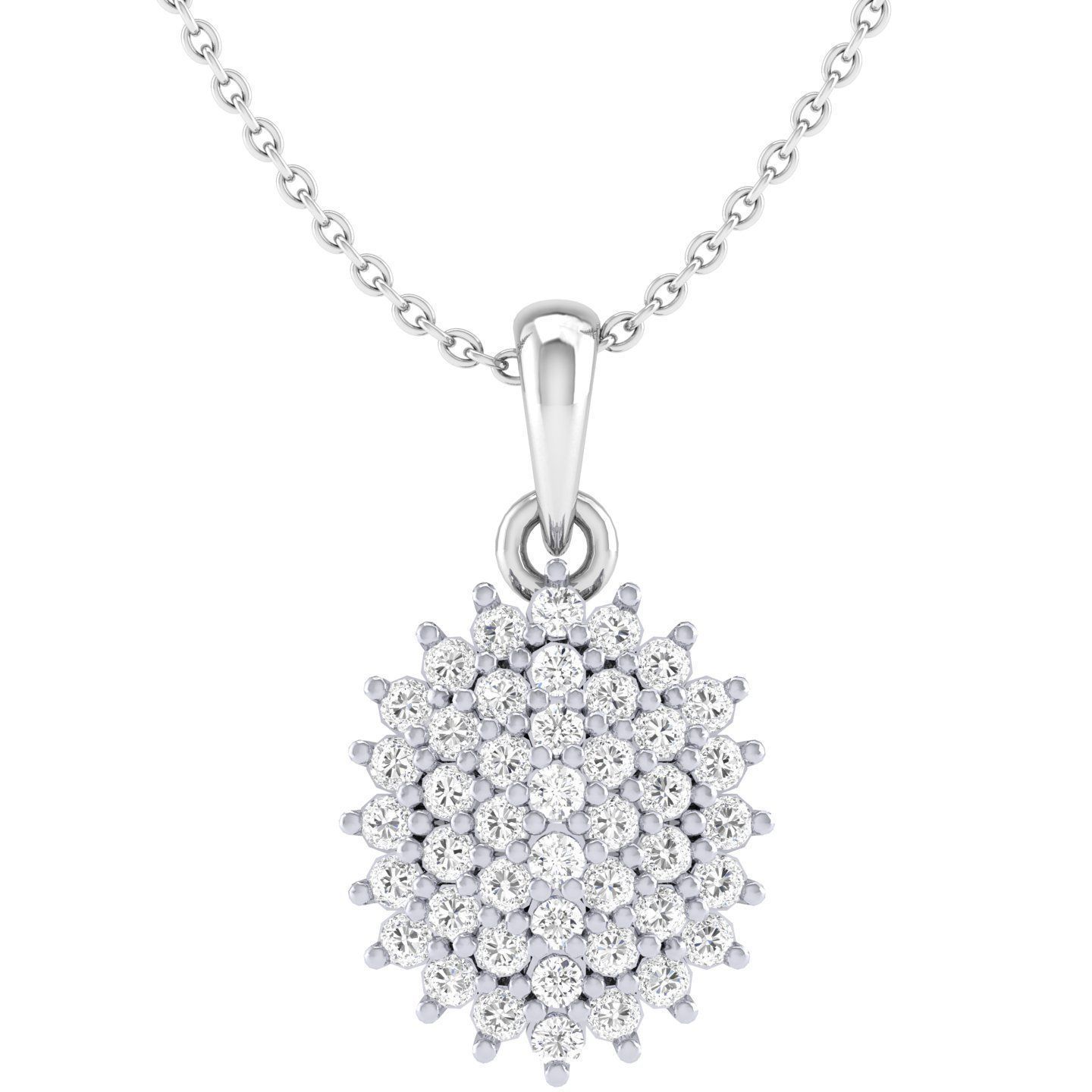 Women round fancy pendant 3dm stl jcd render details 3D print model_12