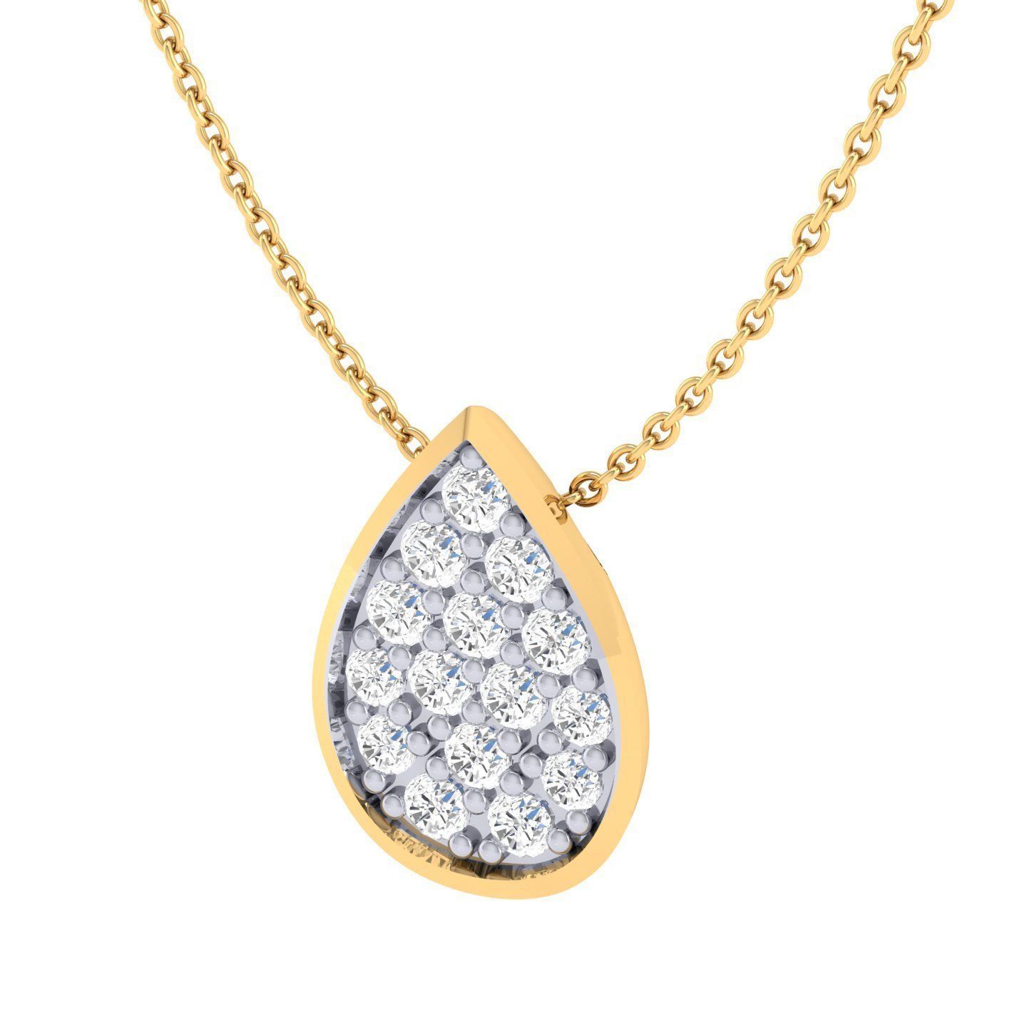 pear shape pendant 3dm stl jcd render details 3D print model_8