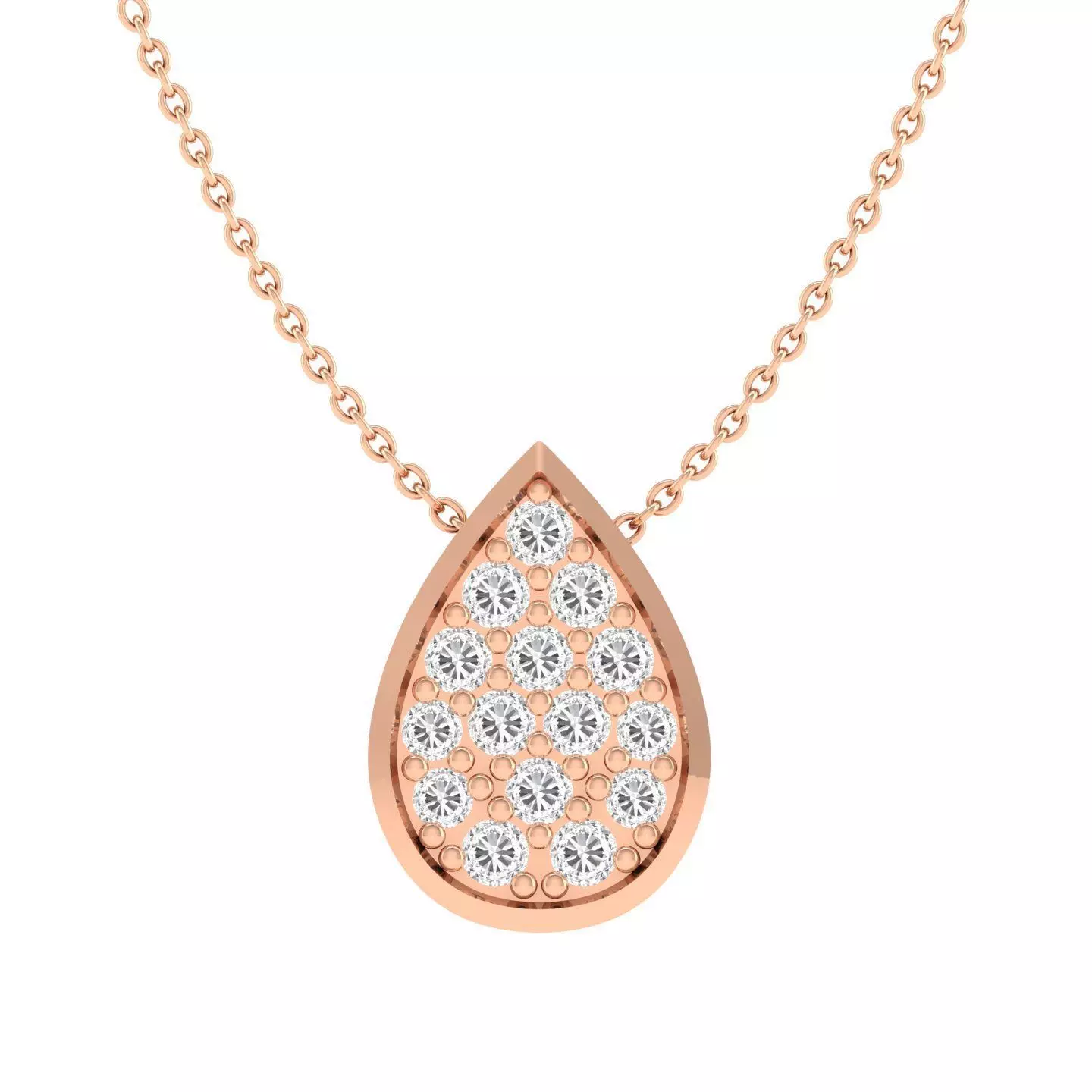 pear shape pendant 3dm stl jcd render details 3D print model_0