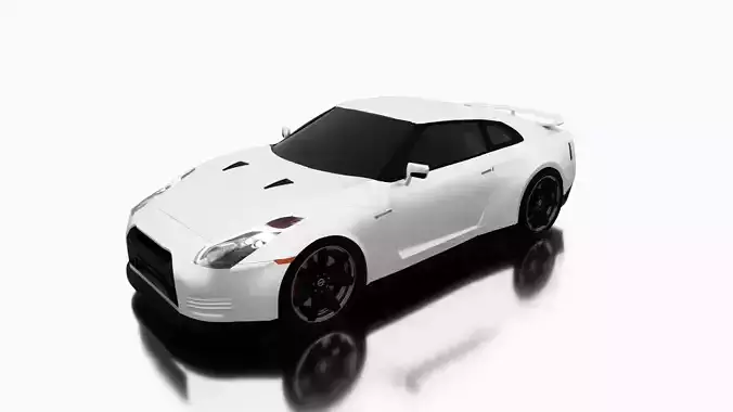 Nissan Gtr sport car 3D model
