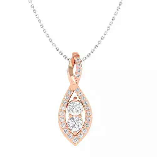 Women solitaire cocktail  pendant 3dm stl jcd render details 