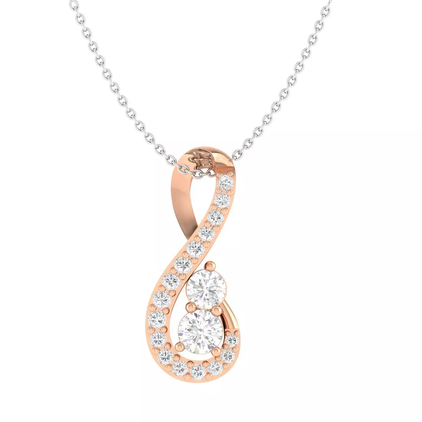 Women cocktail pendant 3dm stl jcd render details  3D print model_0