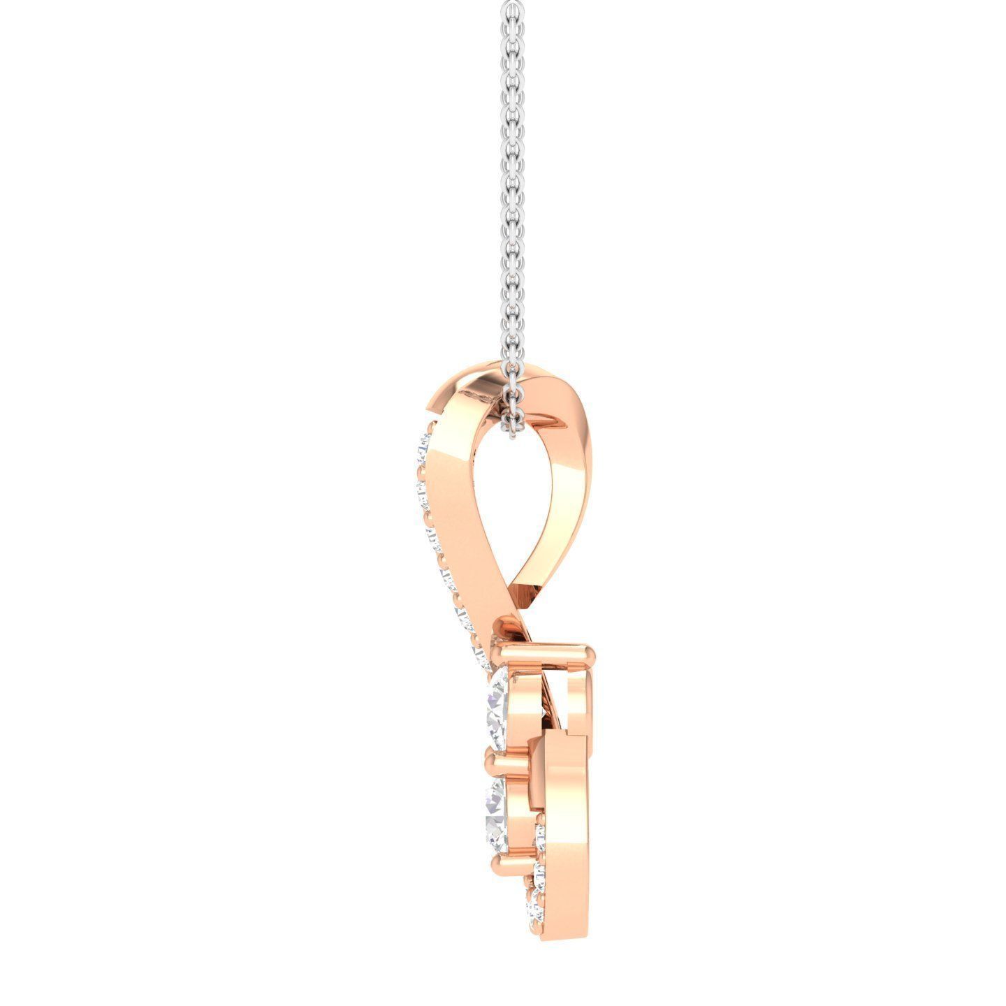 Women cocktail pendant 3dm stl jcd render details  3D print model_1