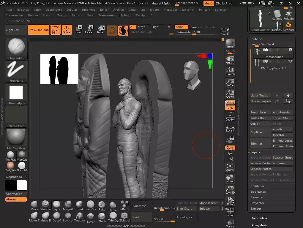 karloff mummy momia  3D model_0