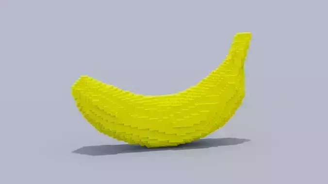 Voxel Banana