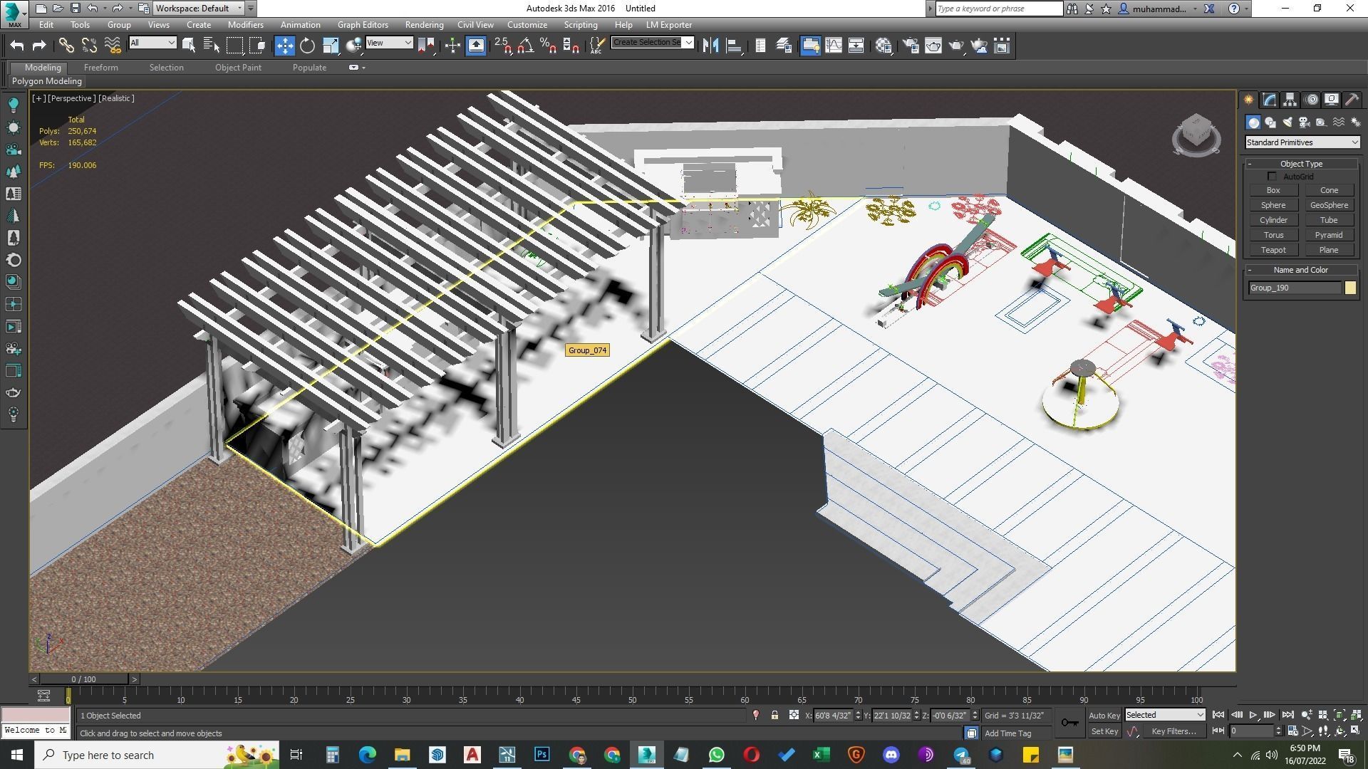 Landscape design of luxury house render in Lumion  Low-poly 3D model_18