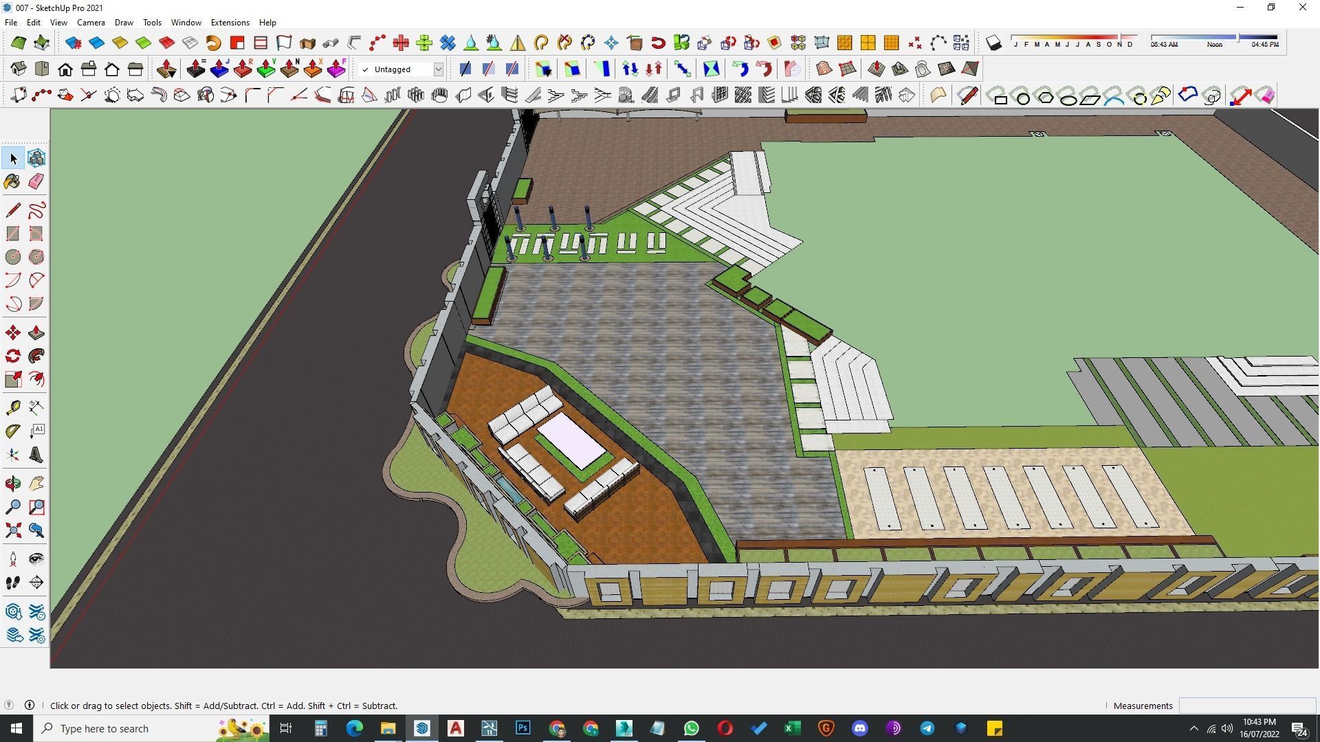 Landscape design of luxury house render in Lumion  Low-poly 3D model_39