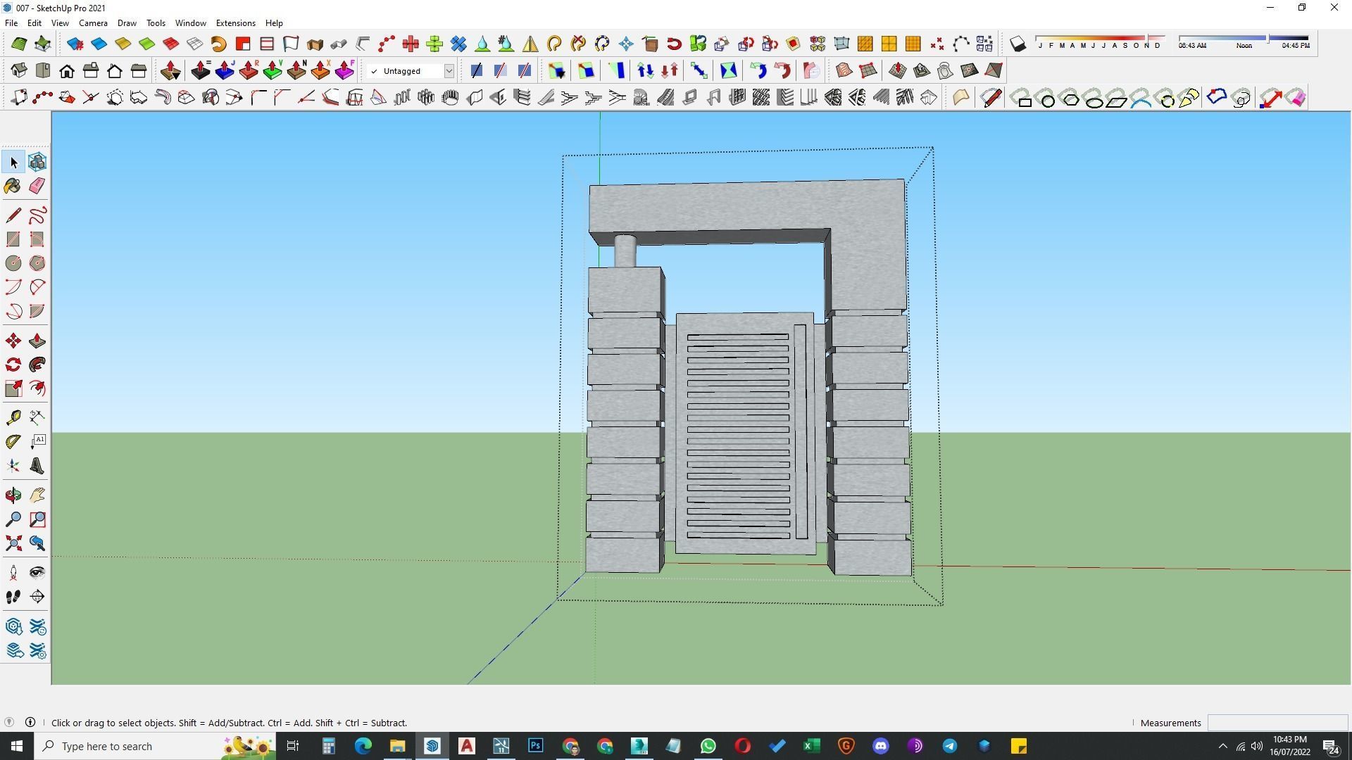 Landscape design of luxury house render in Lumion  Low-poly 3D model_28
