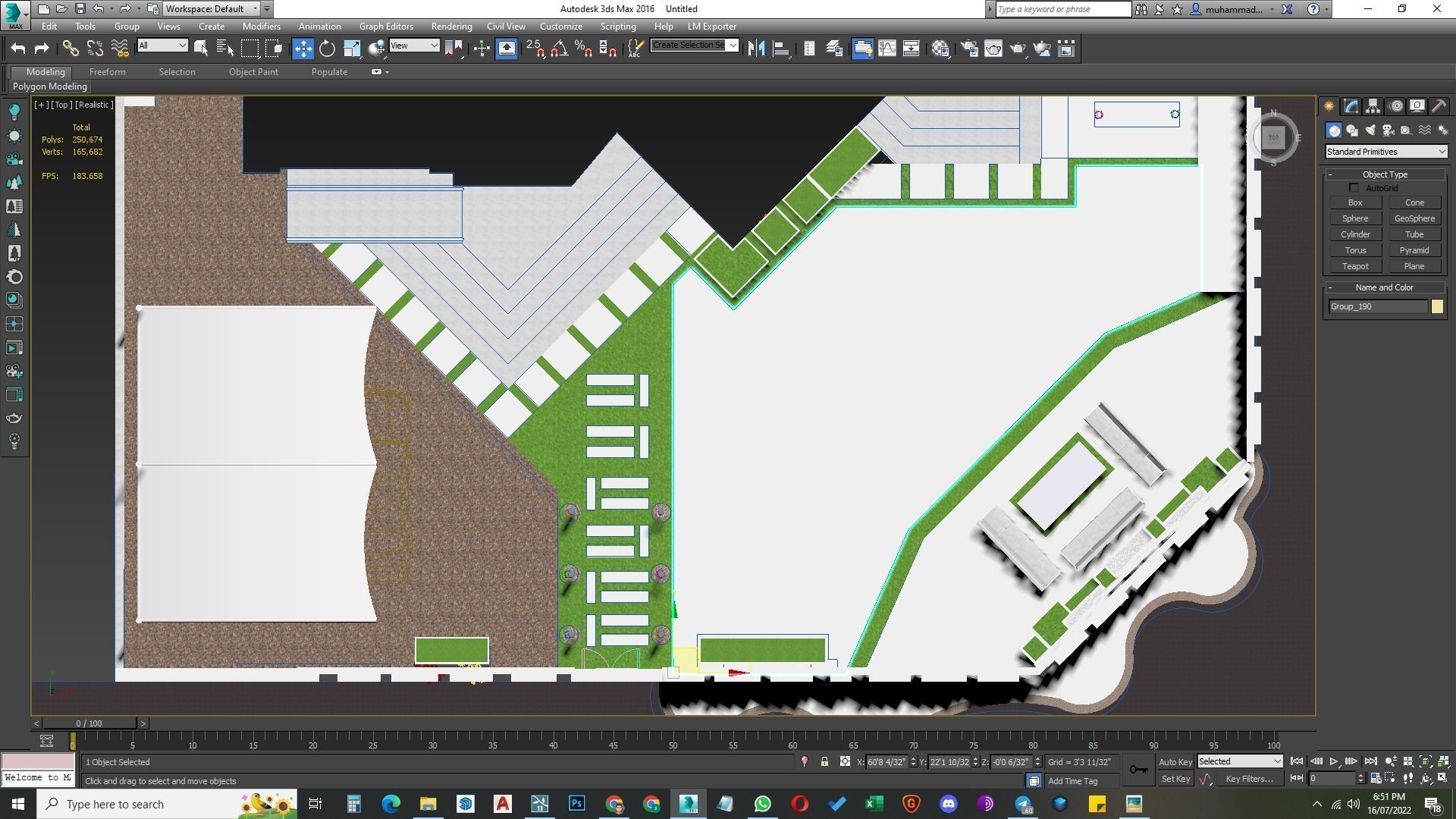 Landscape design of luxury house render in Lumion  Low-poly 3D model_15