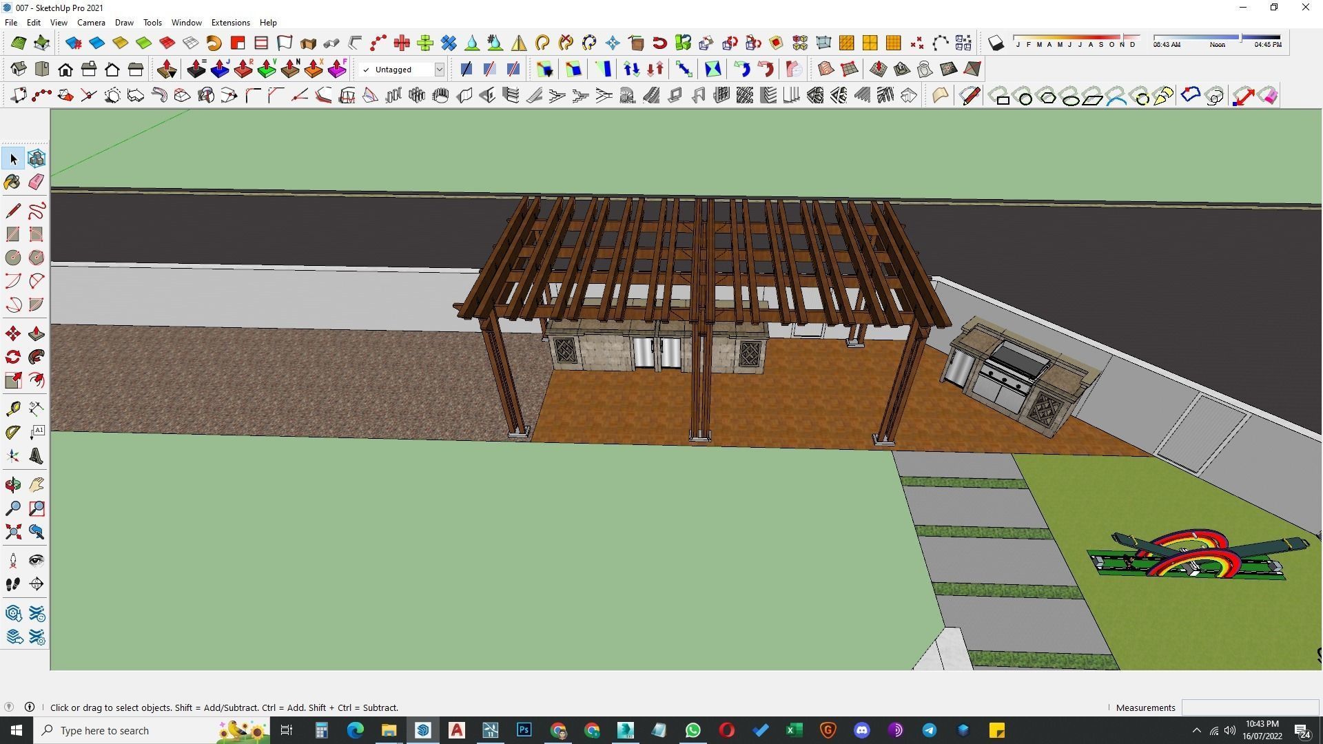 Landscape design of luxury house render in Lumion  Low-poly 3D model_41