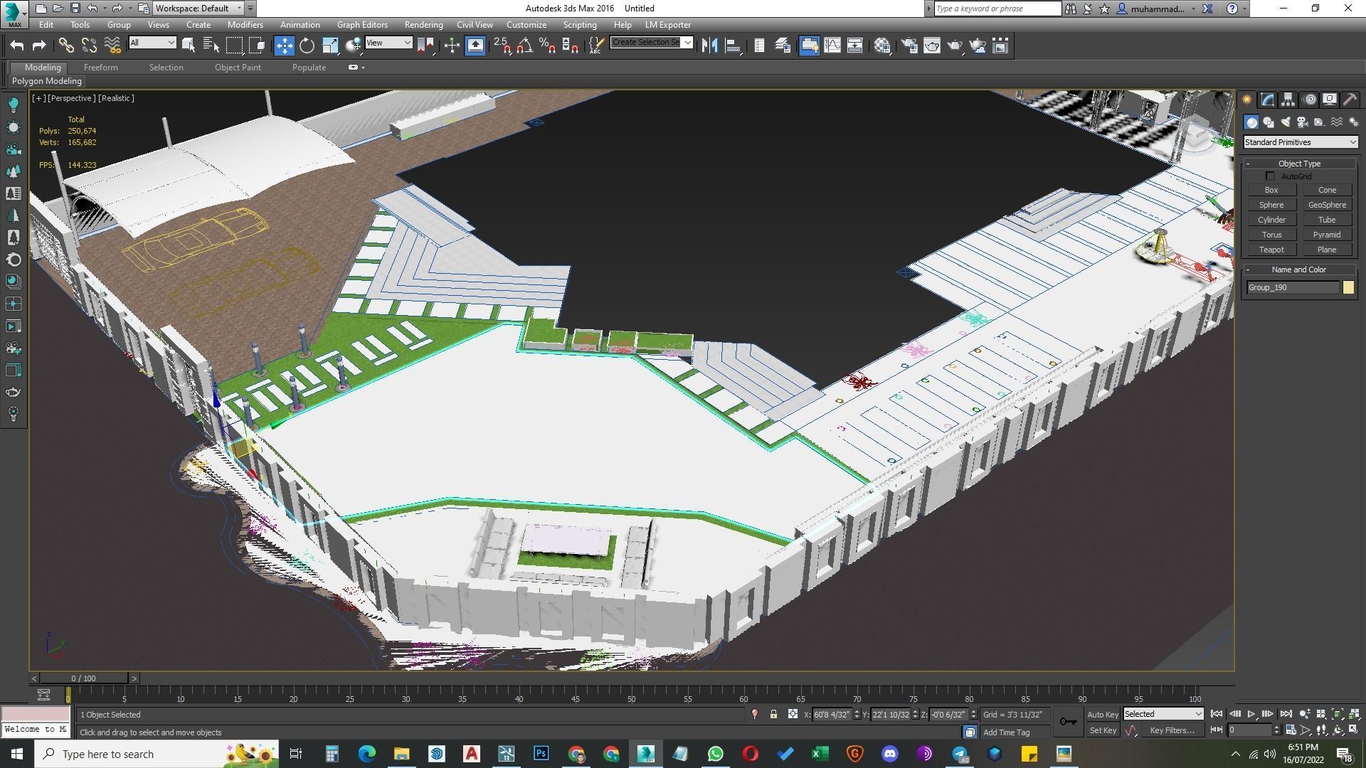 Landscape design of luxury house render in Lumion  Low-poly 3D model_22