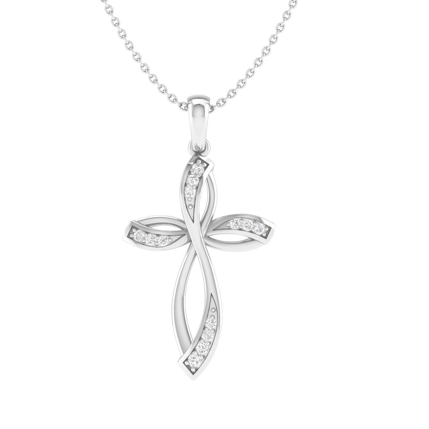 Cross fancy pendant 3dm stl jcd render details  3D print model_10