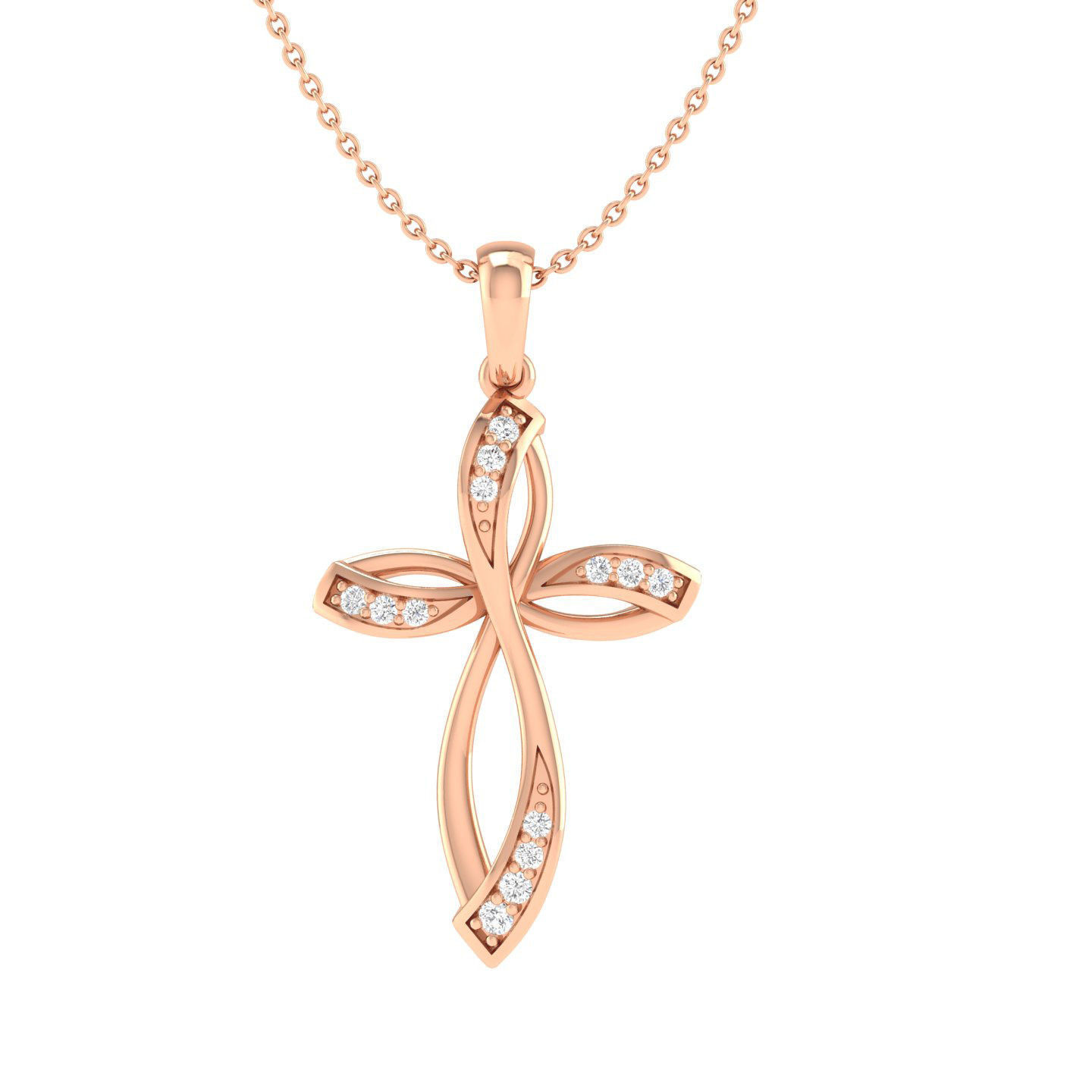 Cross fancy pendant 3dm stl jcd render details  3D print model_13