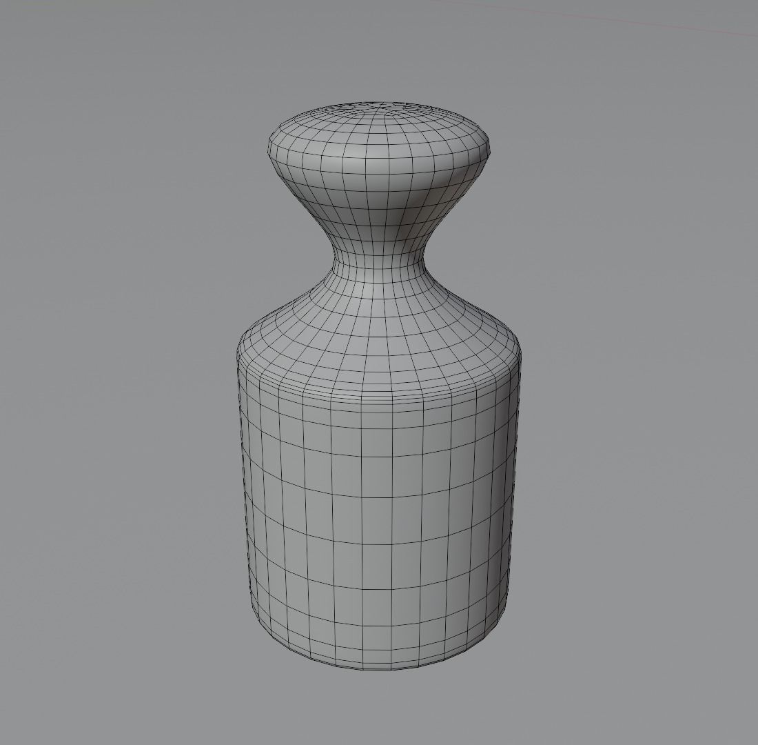 Weight wooden with number 3D model_3