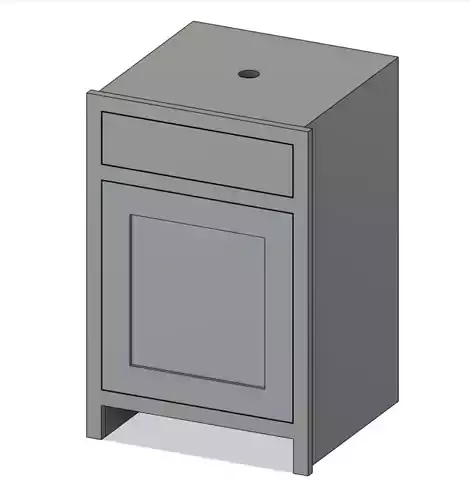 Shaker Style Kitchen Cabinet Plain