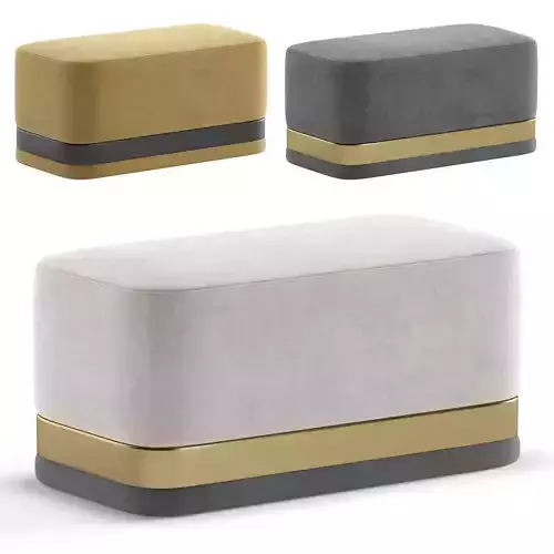 Pouffe AROKA by Cazarina Interiors 3 Colors Version