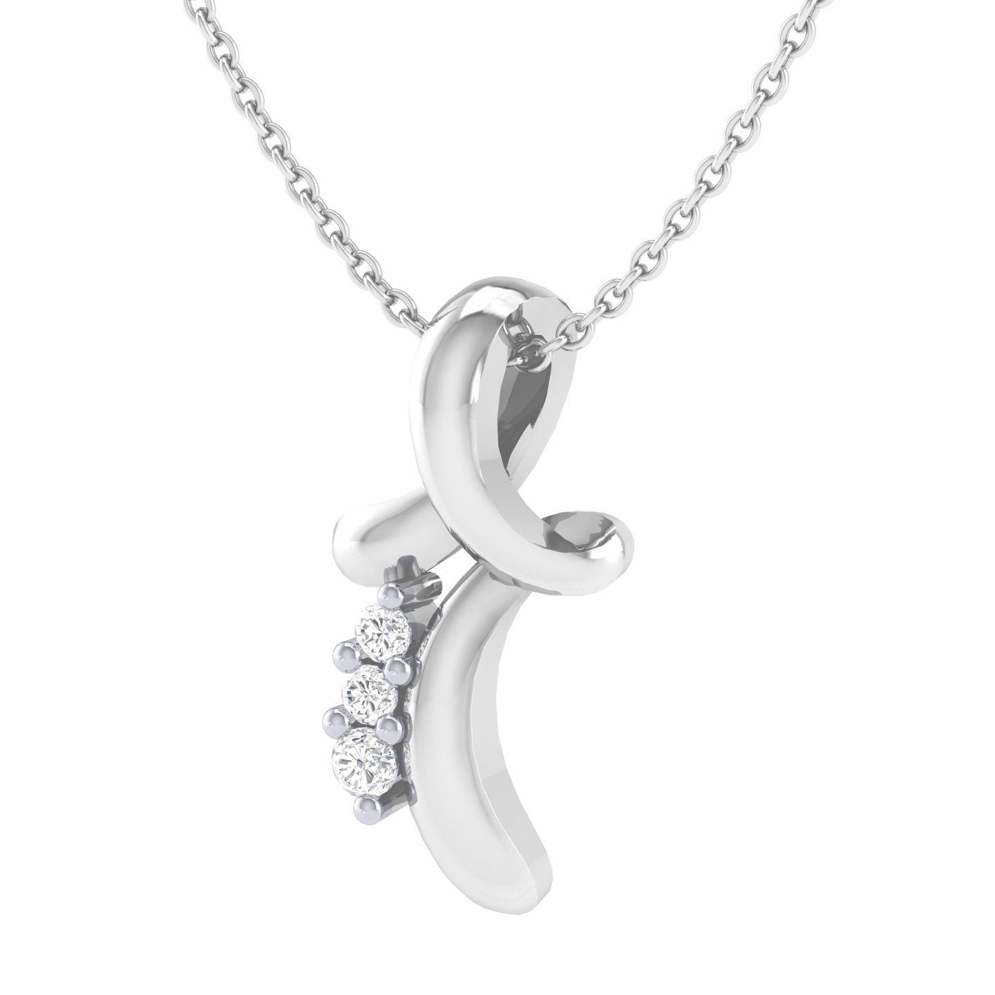 Women cocktail pendant 3dm stl jcd render details  3D print model_3