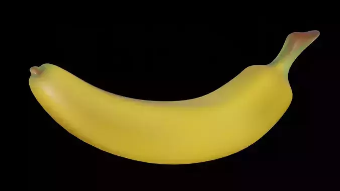 Low Poly Banana
