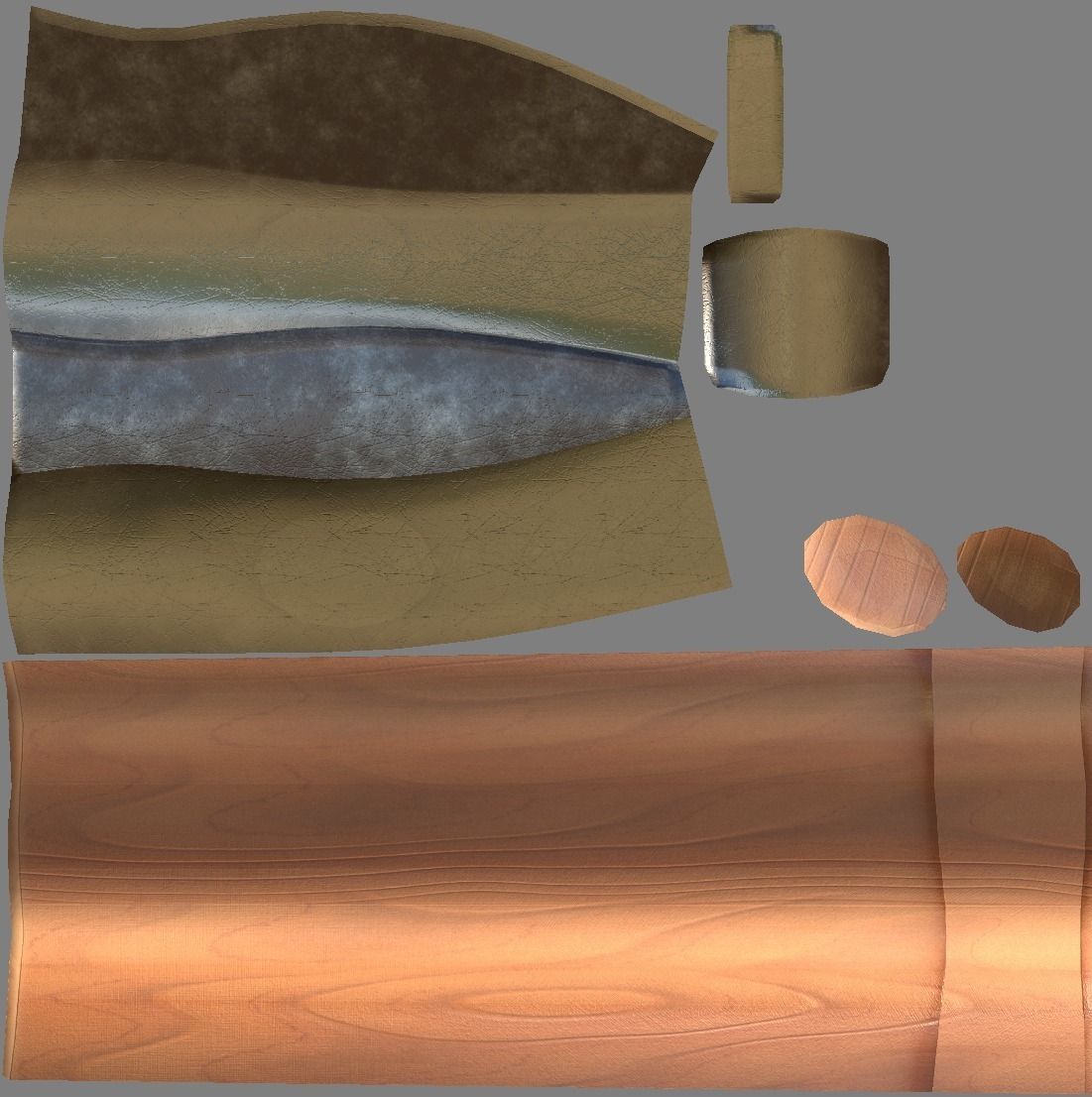 Low-Poly Blacksmith Hammer Editorial License Low-poly 3D model_4