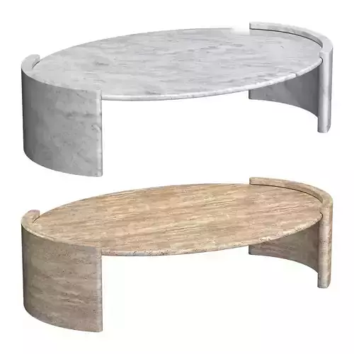 CARDIN OVAL COFFEE TABLE