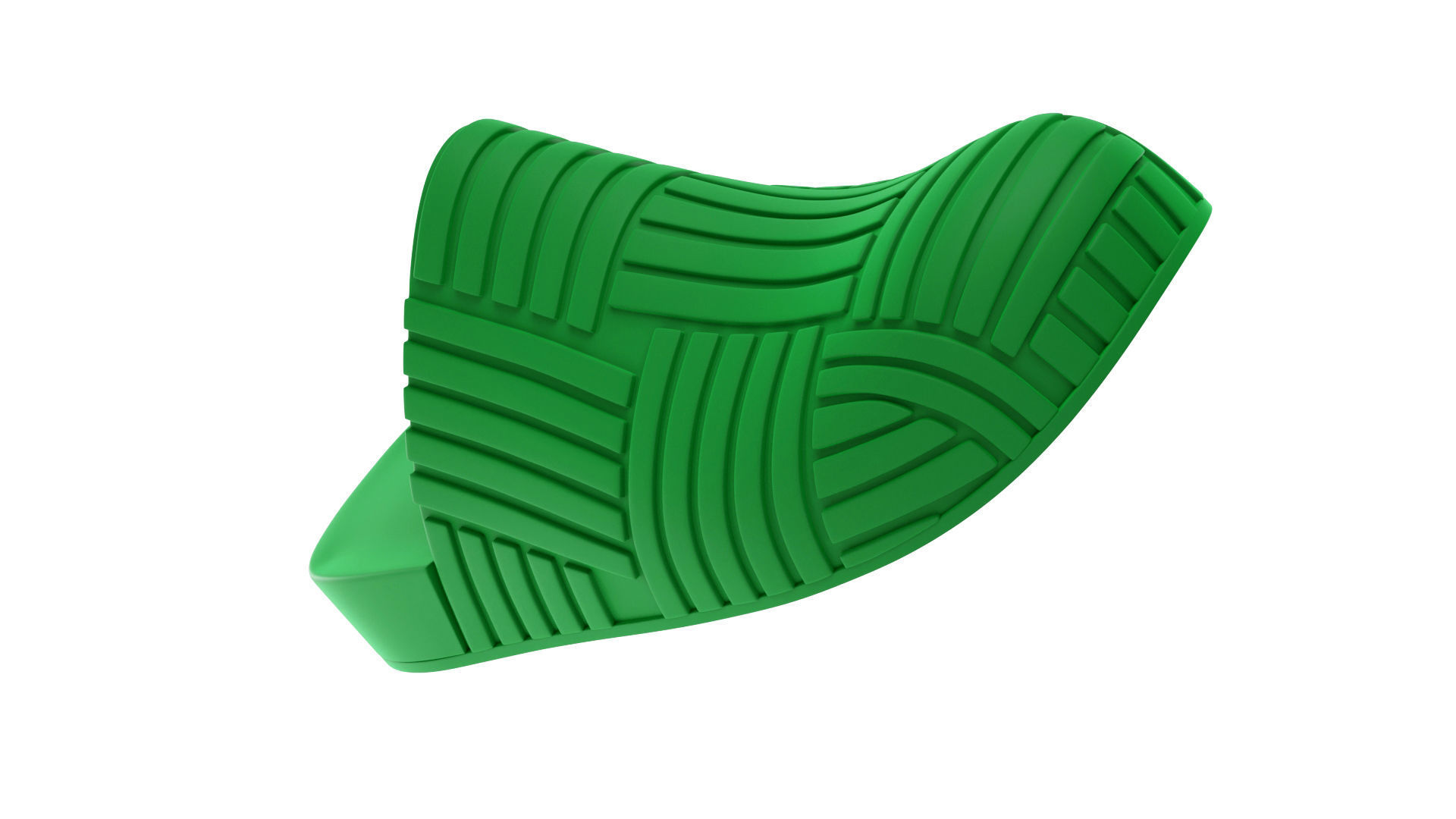 Bottega Veneta Slider Rubber Sandals 3D model_2