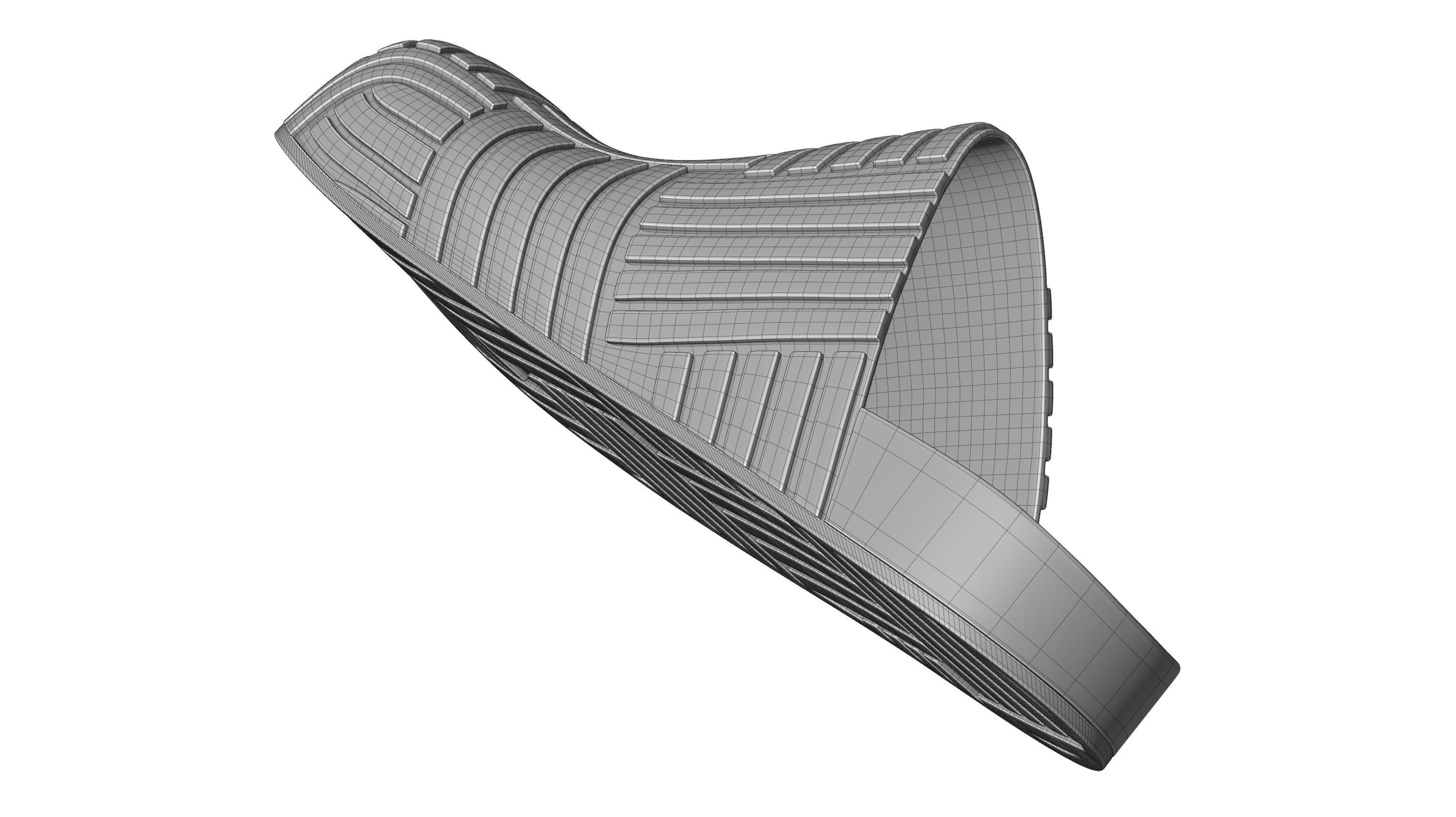 Bottega Veneta Slider Rubber Sandals 3D model_14