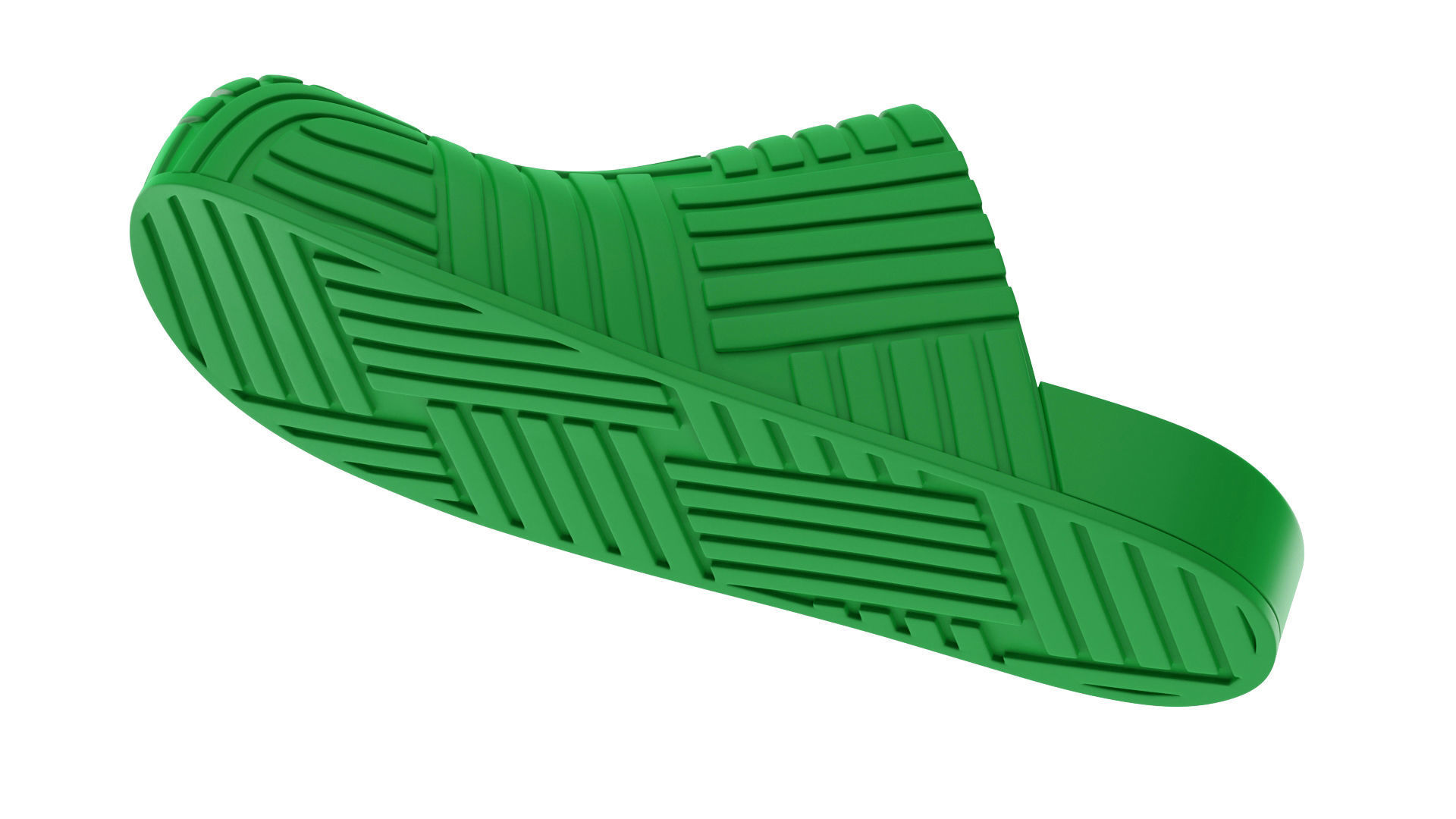 Bottega Veneta Slider Rubber Sandals 3D model_5