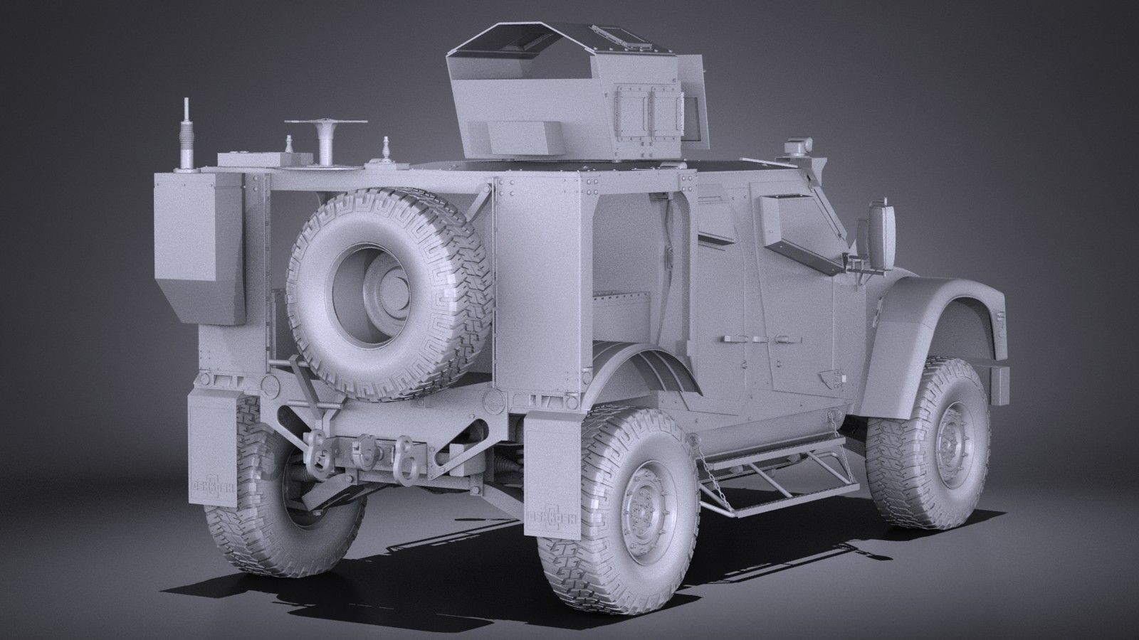 Oshkosh M-ATV R6 3D model_11