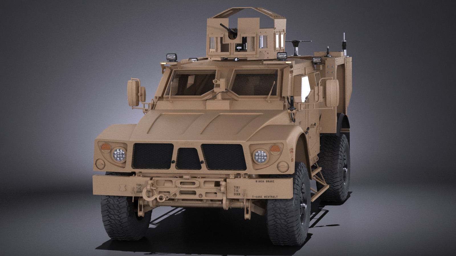Oshkosh M-ATV R6 3D model_1