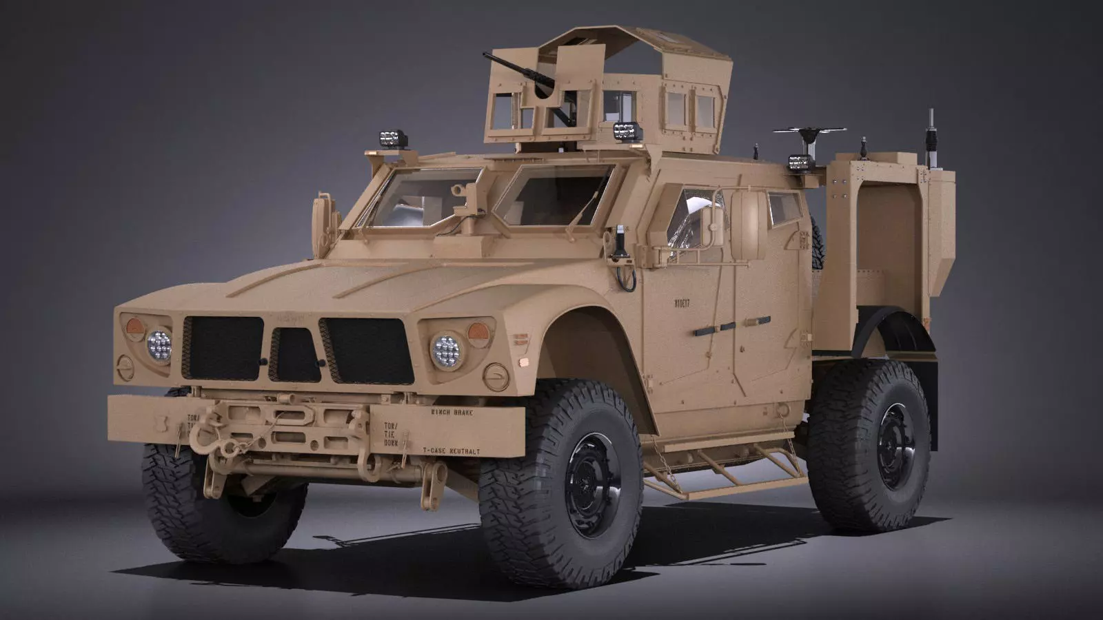 Oshkosh M-ATV R6 3D model_0