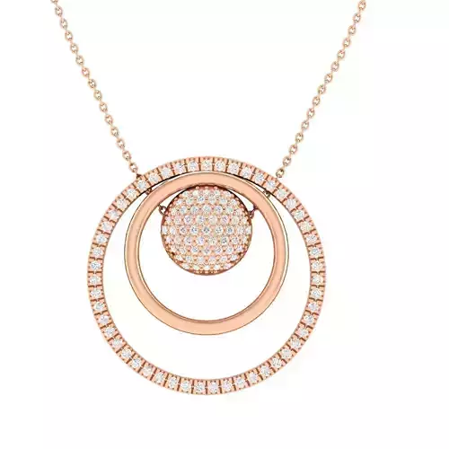 Women unique pendant 3dm stl jcd render details 