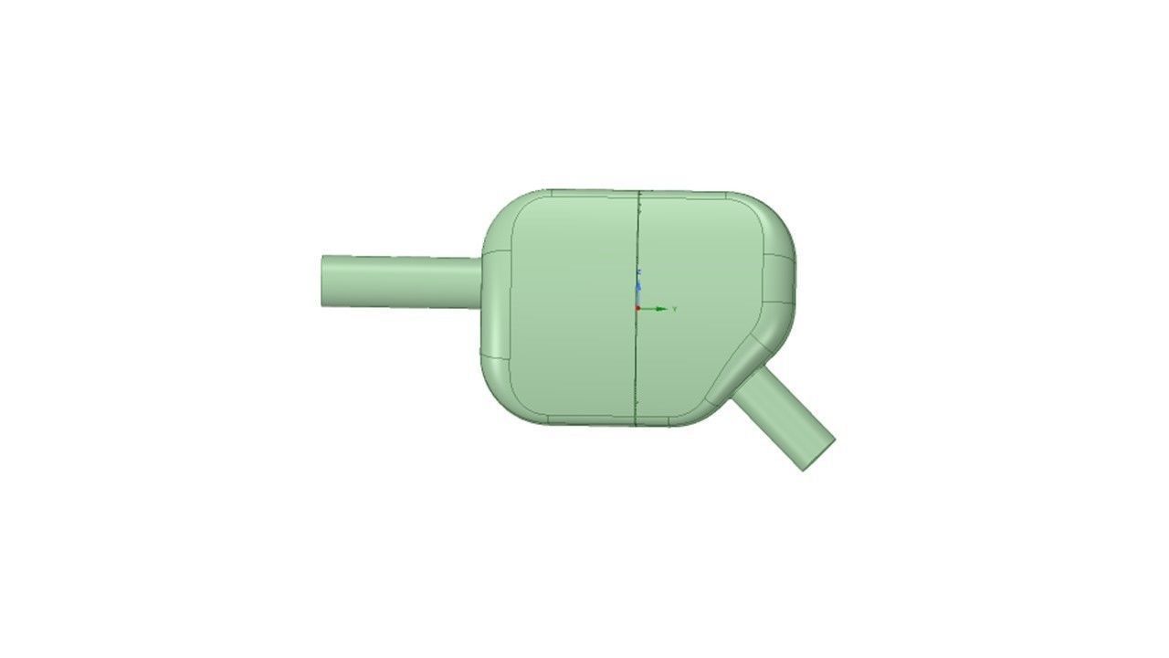 AUDI A6 3D Muffler  3D print model_2