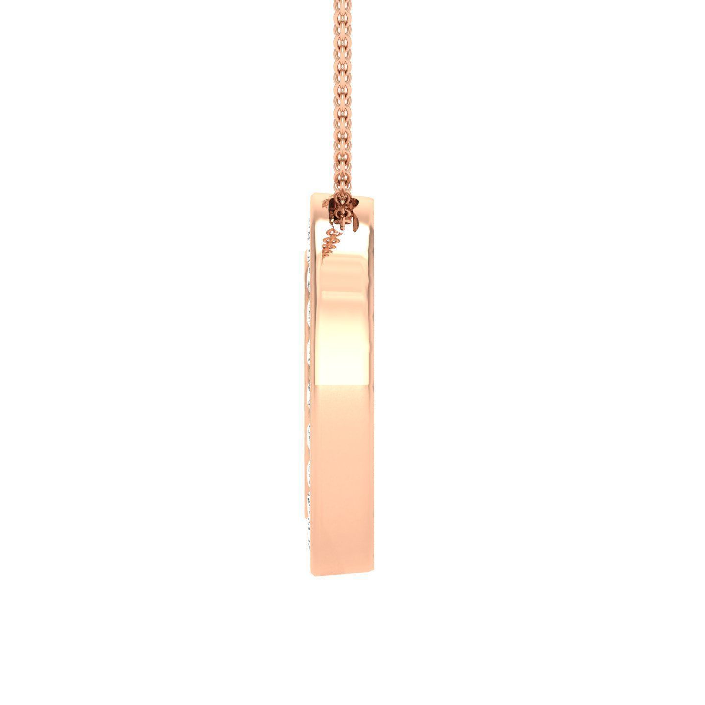 Women round pendant 3dm stl jcd render details 3D print model_1