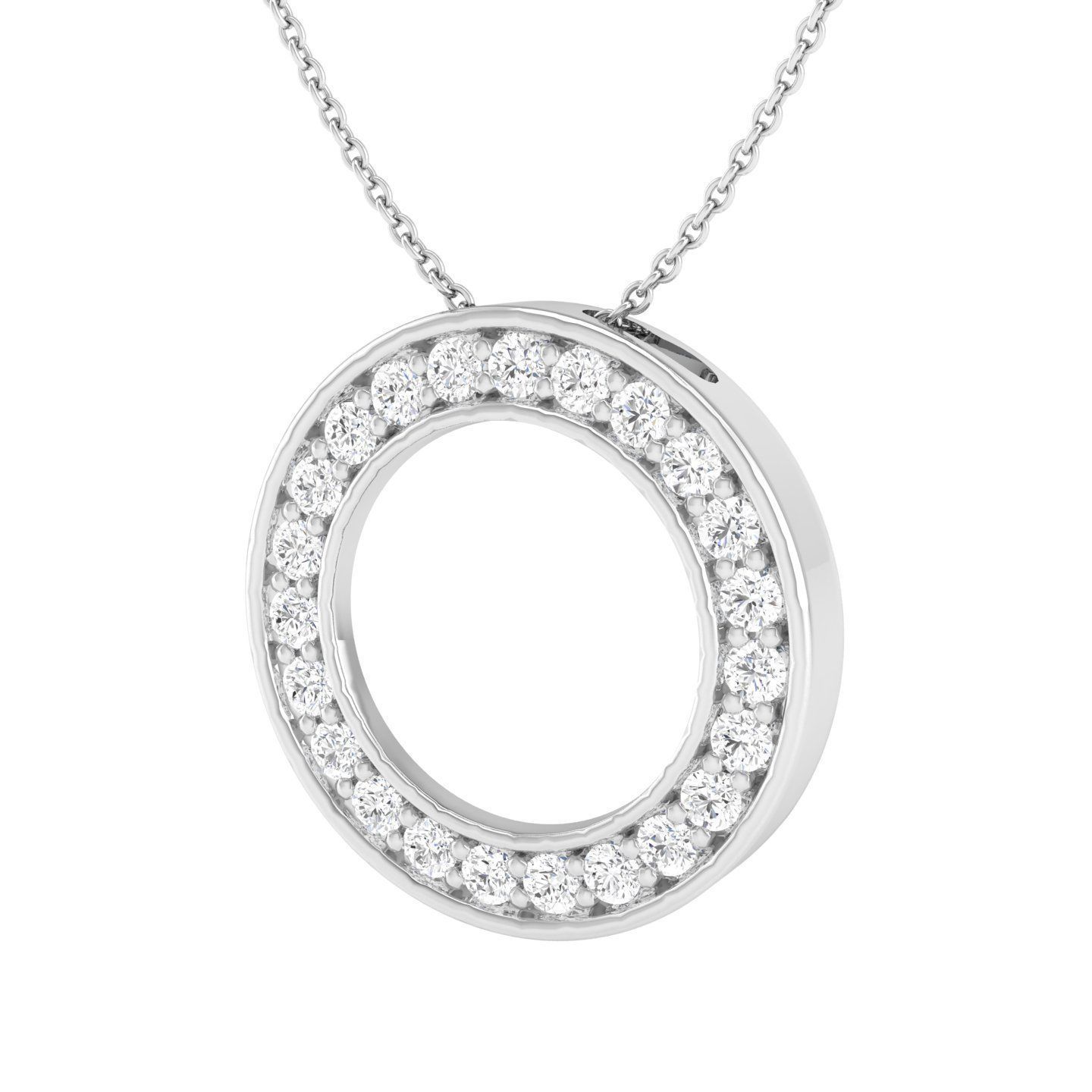 Women round pendant 3dm stl jcd render details 3D print model_5