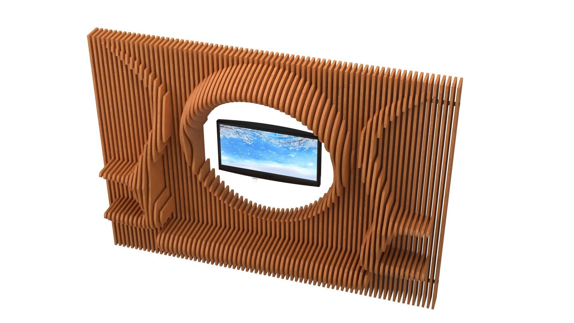 Parametric TV 3D model 06 3D model_5