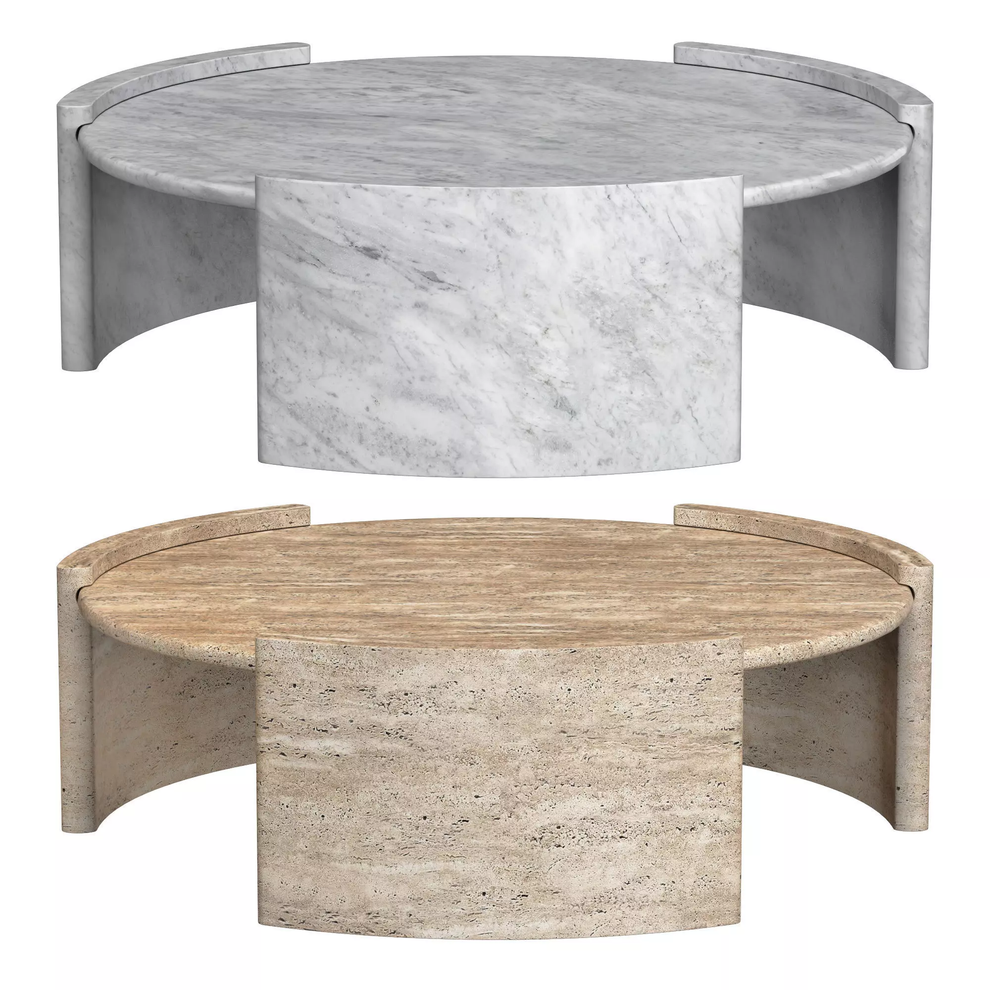 CARDIN ROUND COFFEE TABLE 3D model_0