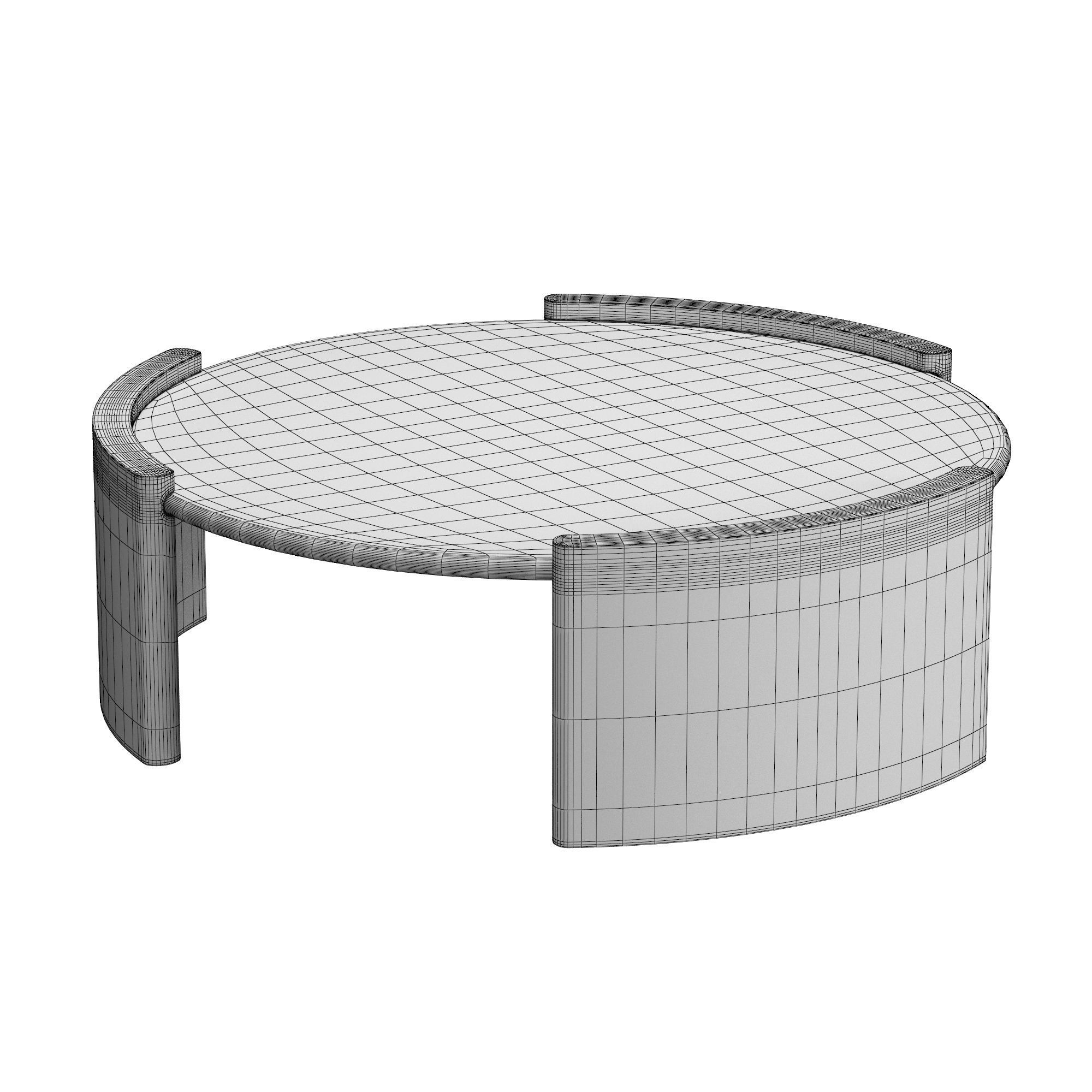 CARDIN ROUND COFFEE TABLE 3D model_7