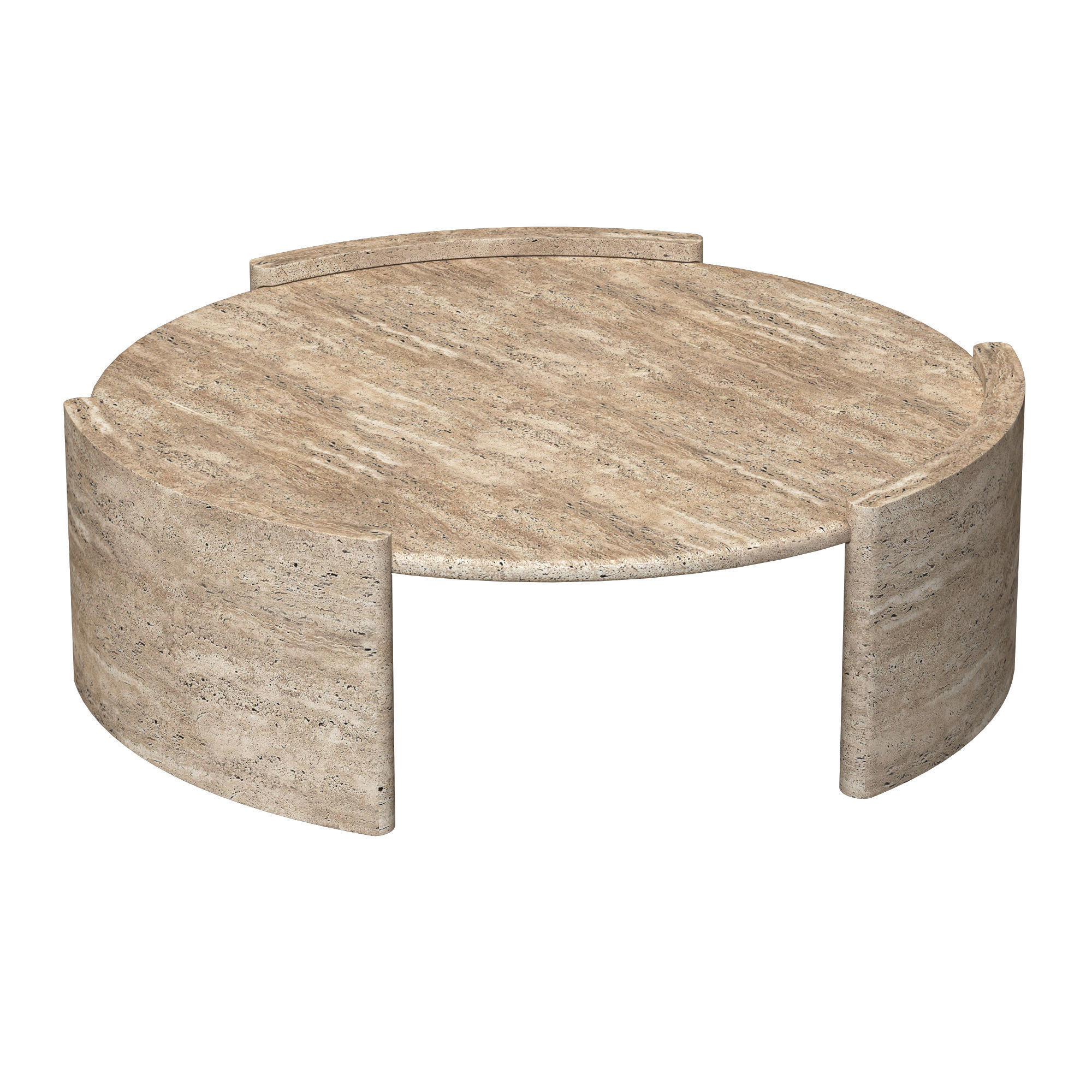 CARDIN ROUND COFFEE TABLE 3D model_3