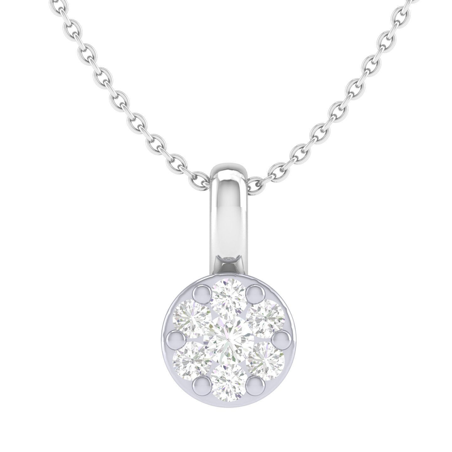 Women solitaire pendant 3dm stl jcd render details 3D print model_4