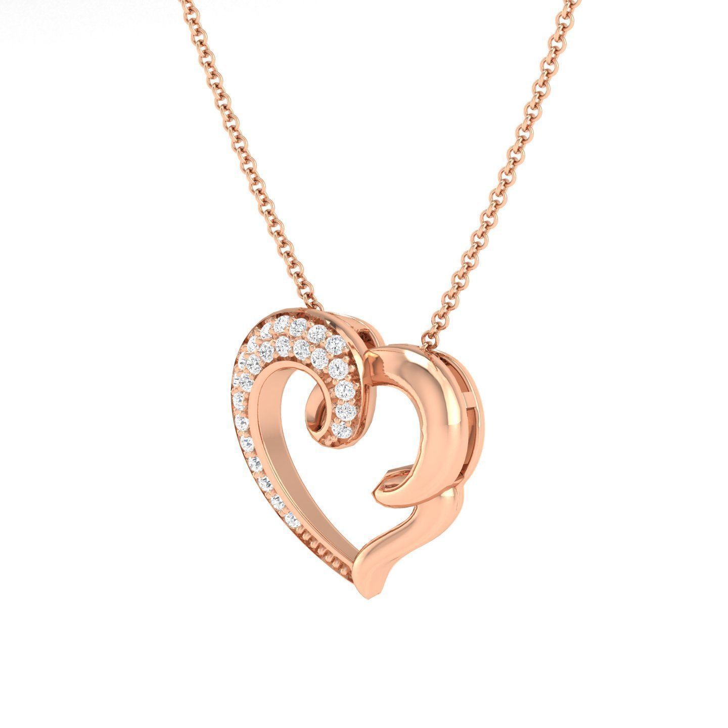 Women pendant 3dm stl jcd render details  3D print model_12