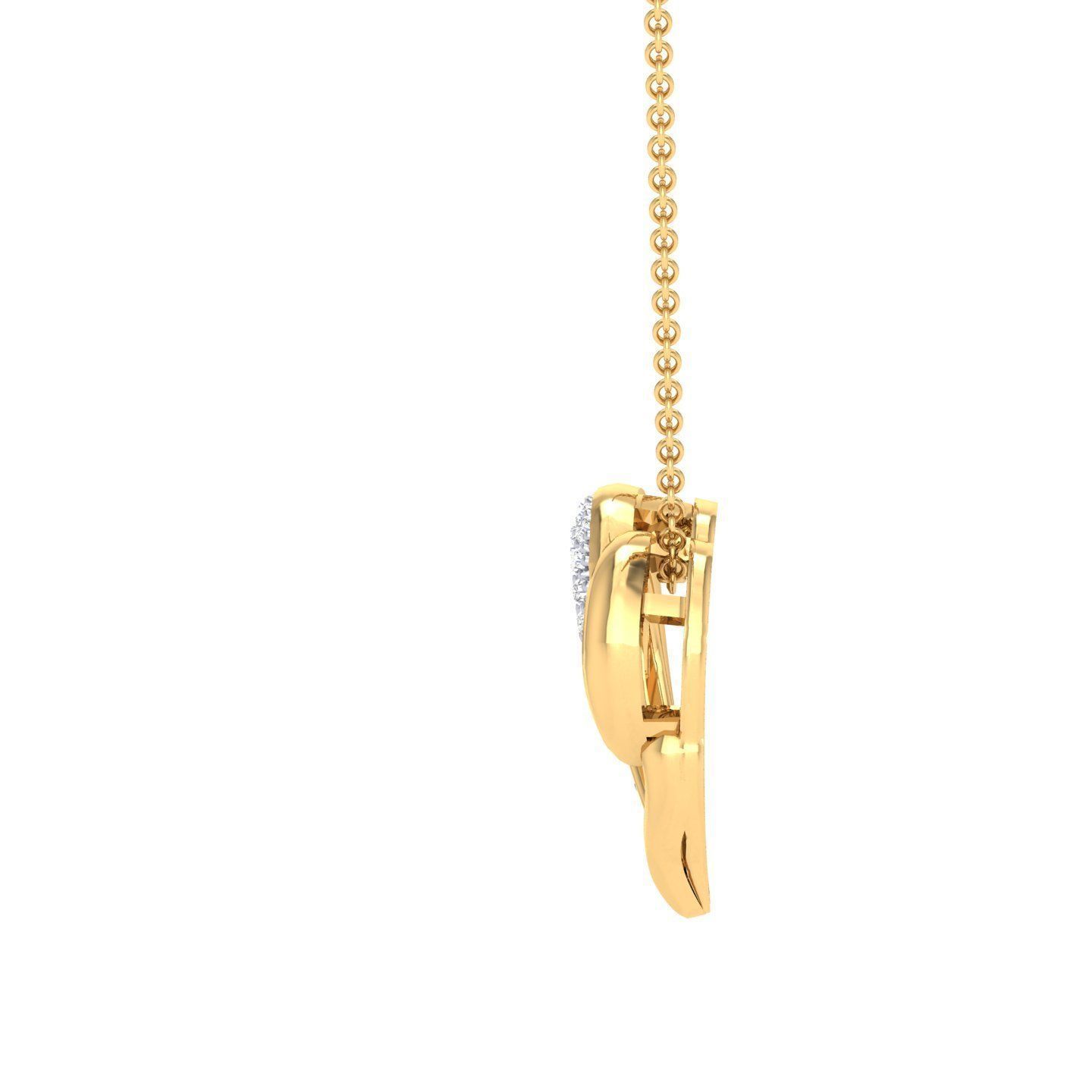 Women pendant 3dm stl jcd render details  3D print model_10