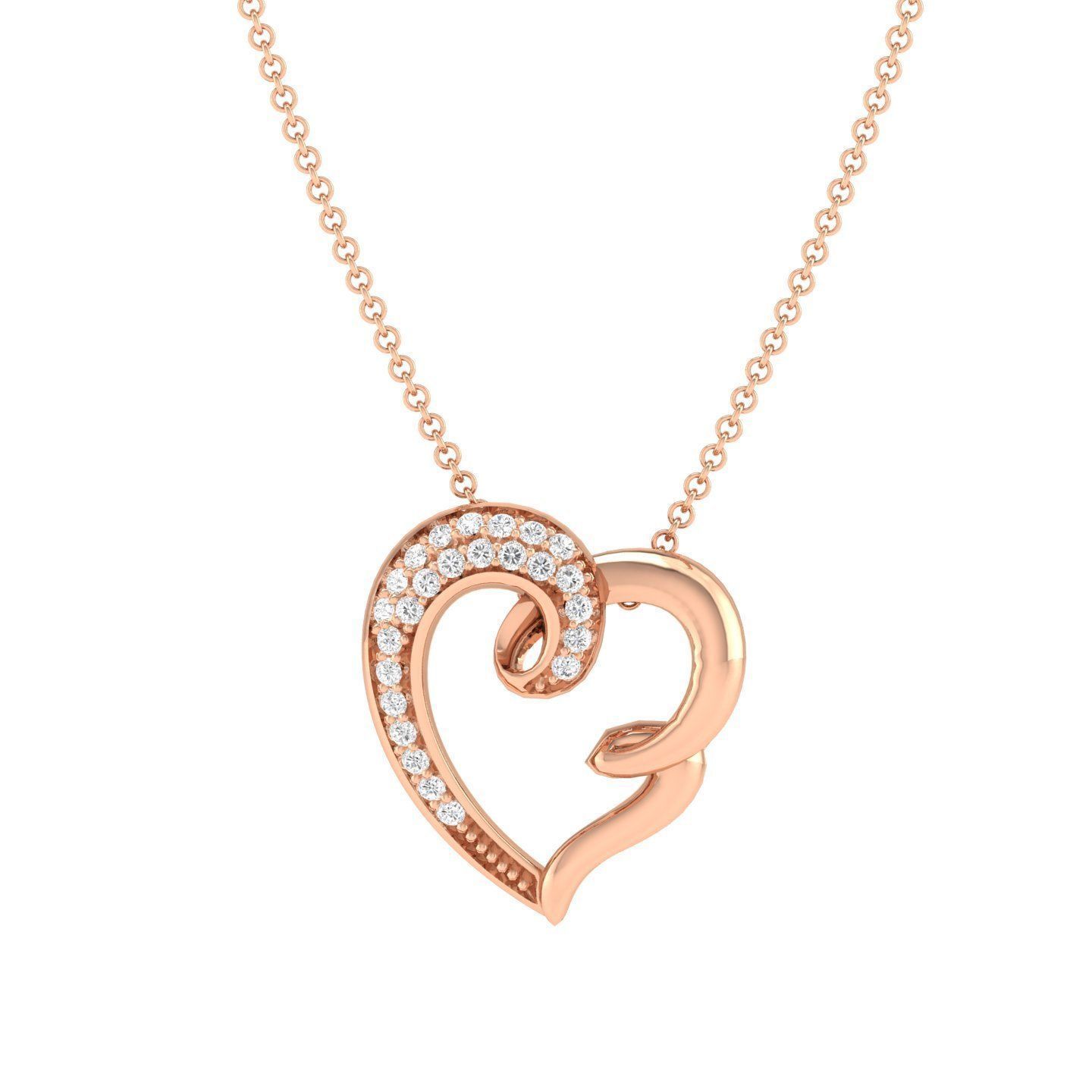 Women pendant 3dm stl jcd render details  3D print model_2