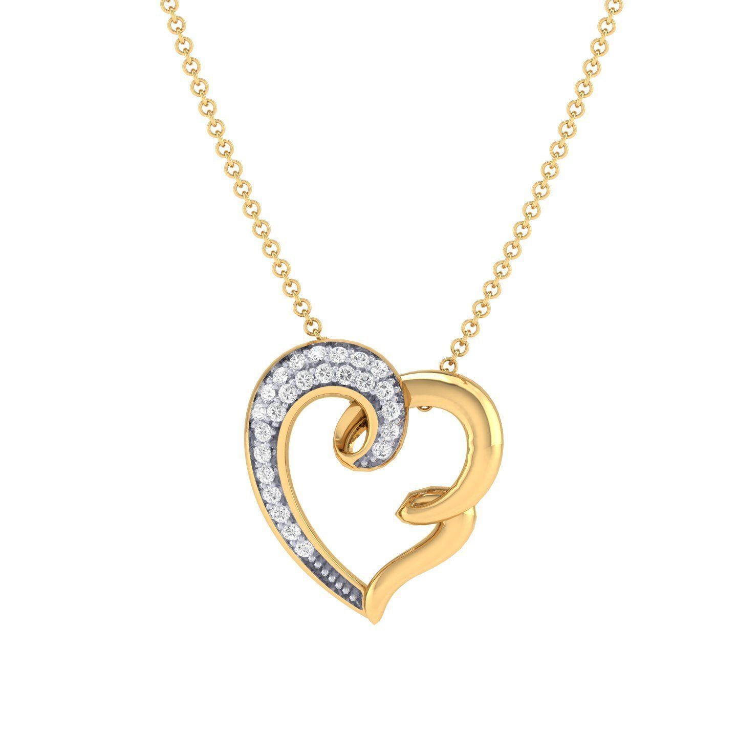 Women pendant 3dm stl jcd render details  3D print model_8