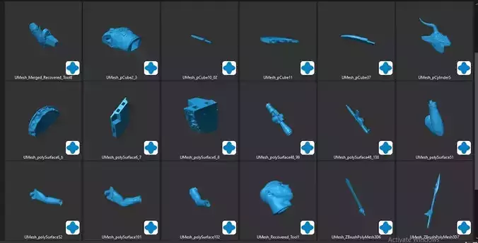 00000 3D print model